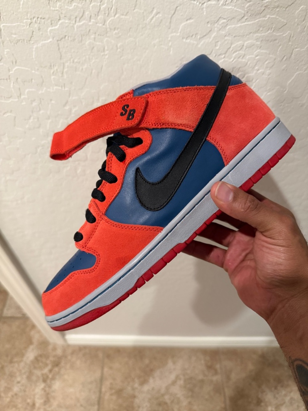 Nike SB Dunk Mid “Spider-Man” 2008 - Size 13M - DS New OG All - Gold Box